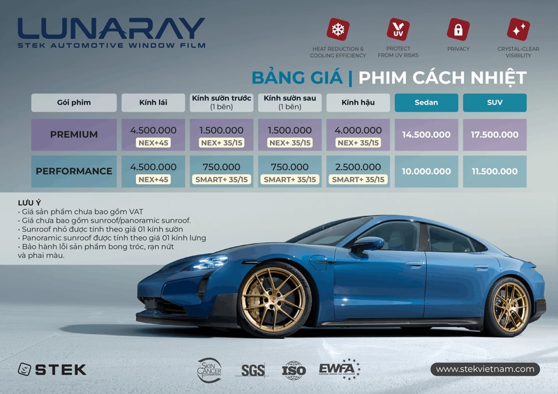 Phim Cách Nhiệt Lunaray
